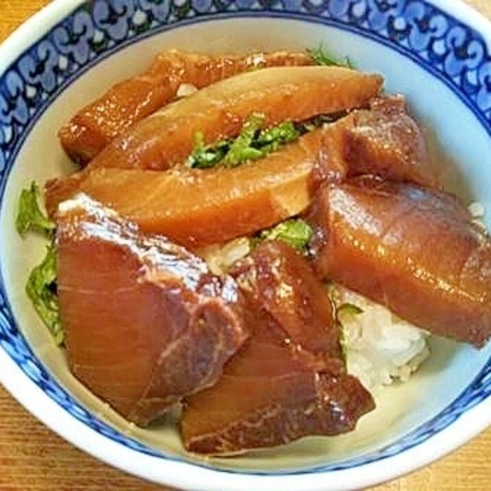 鰤の 漬け丼 おいしい!